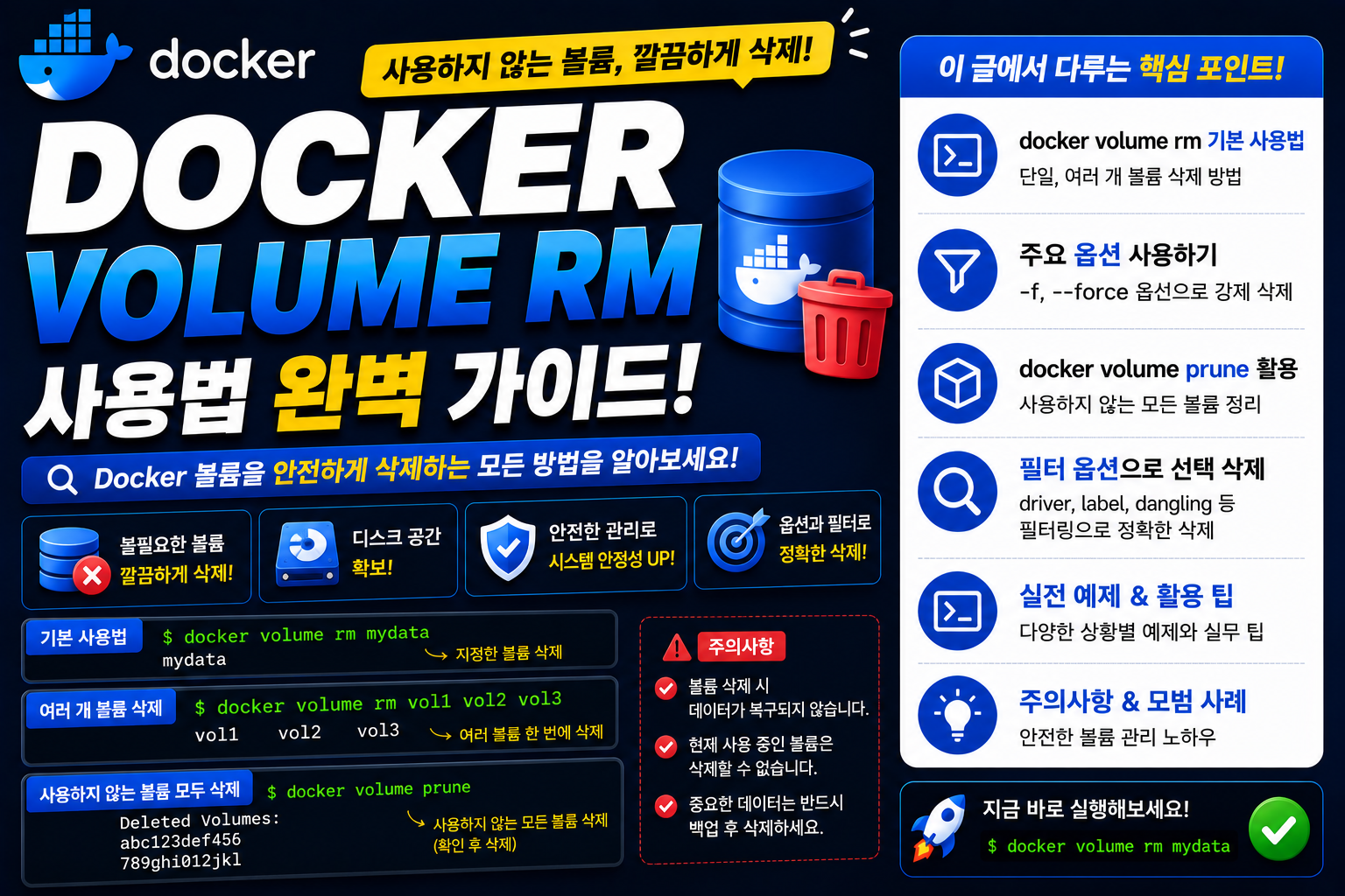 Docker Volume RM